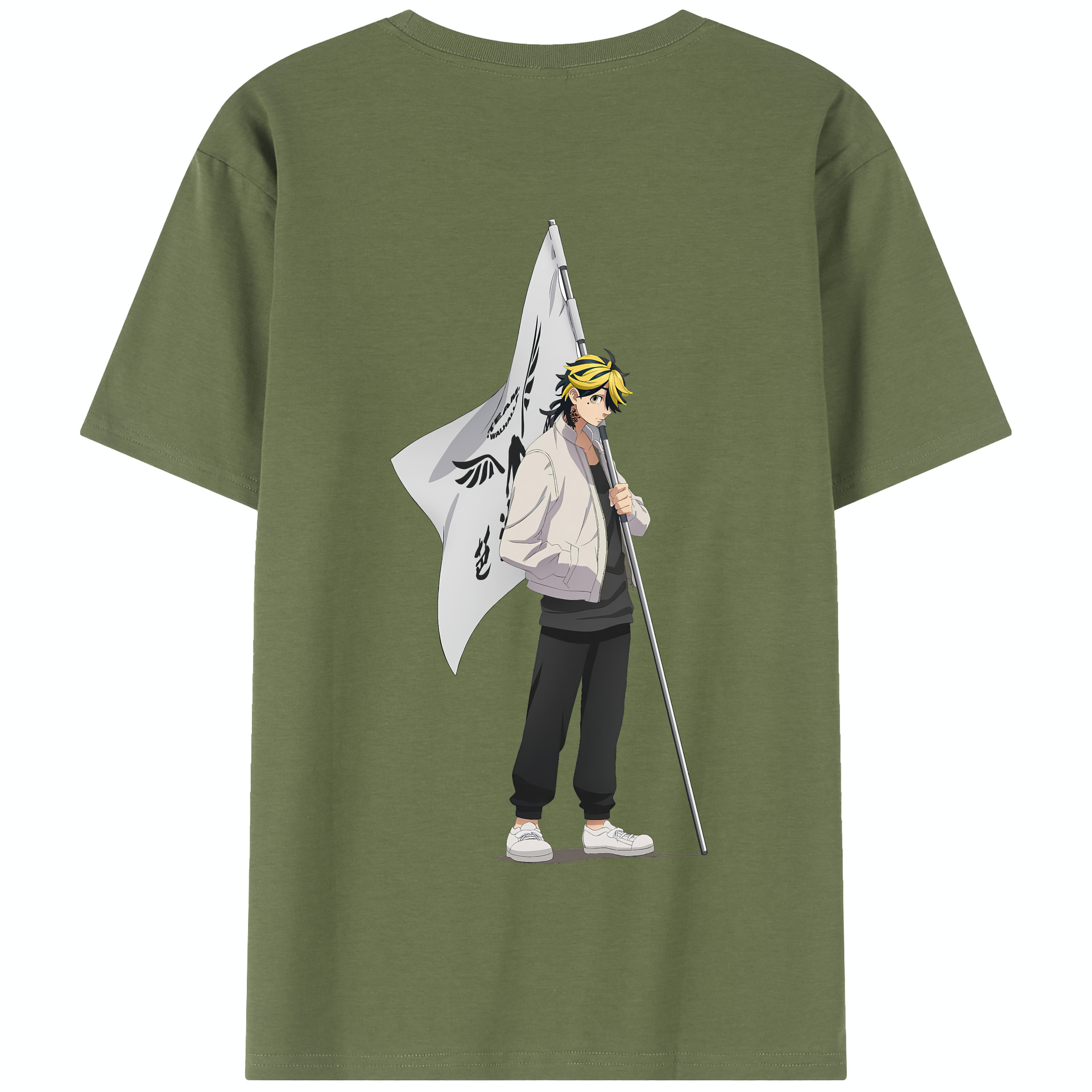 （画像用） 東京リベンジャーズ Tokyo Revengers 綿100％半袖Tシャツ（背面プリント）